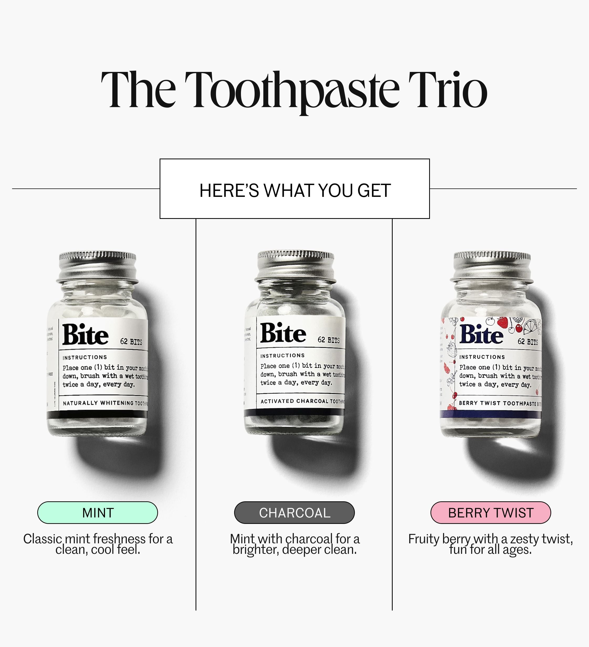 The Toothpaste Trio