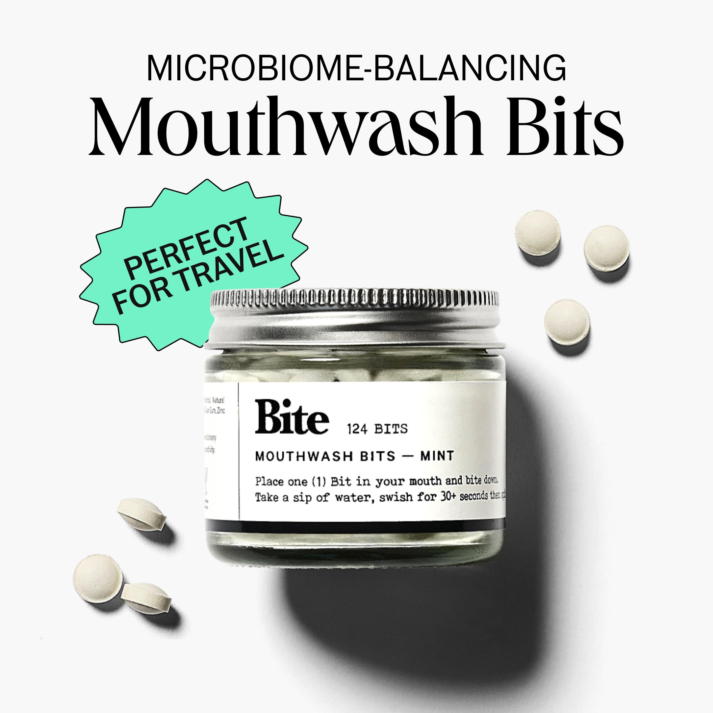 Mint Mouthwash Bits – Refreshing, Zero-Waste Mouthwash Tablets with Na